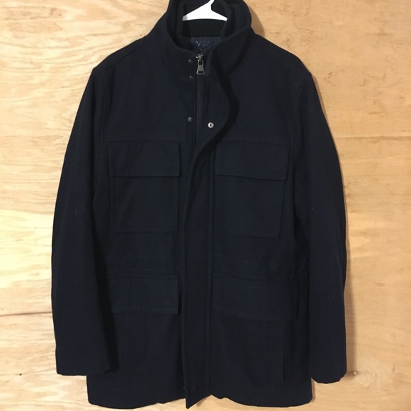 Andrew Marc New York men’s small wool coat jacket - Picture 1 of 11